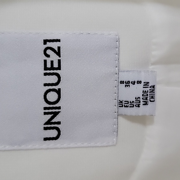 UNIQUE 21 Off White Ladies Blazer US size 4 - Picture 2 of 5